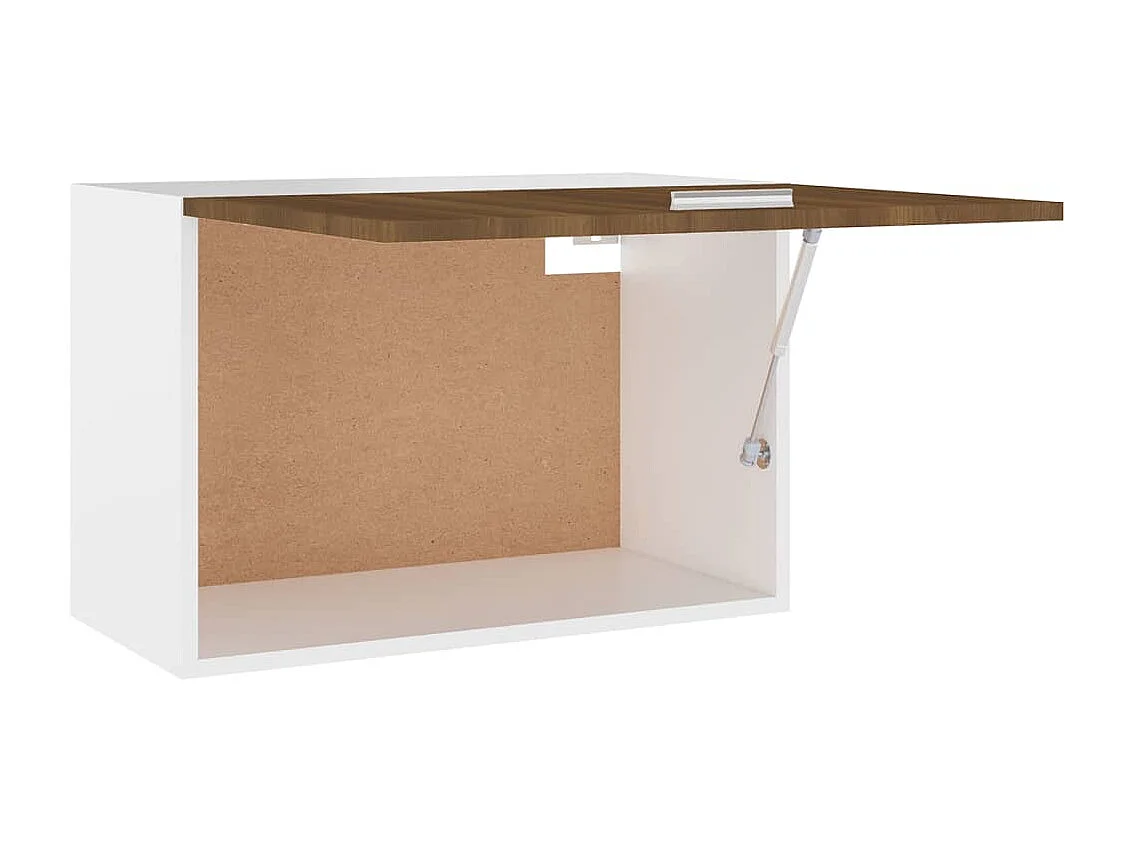 Hängeschrank Braune Eiche 60x31x40 cm Holzwerkstoff