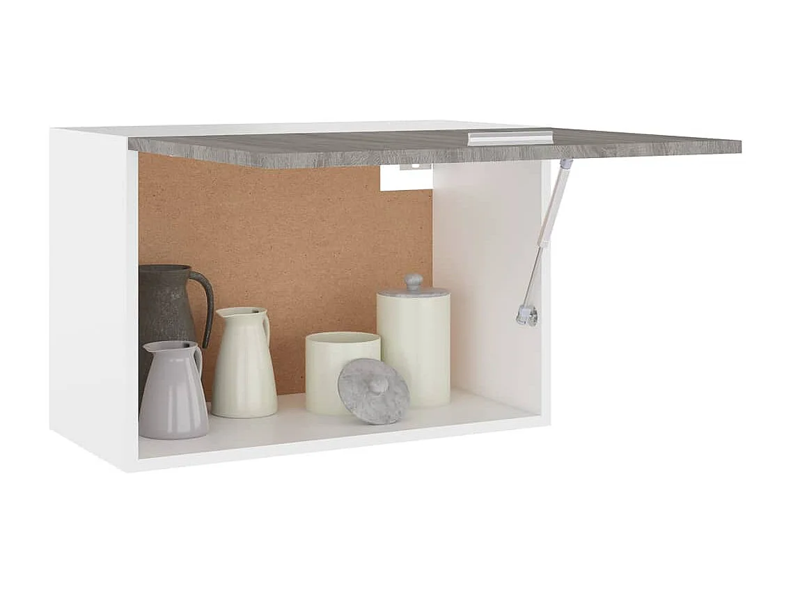 Mueble colgante Sonoma gris 60x31x40 cm Madera contrachapada