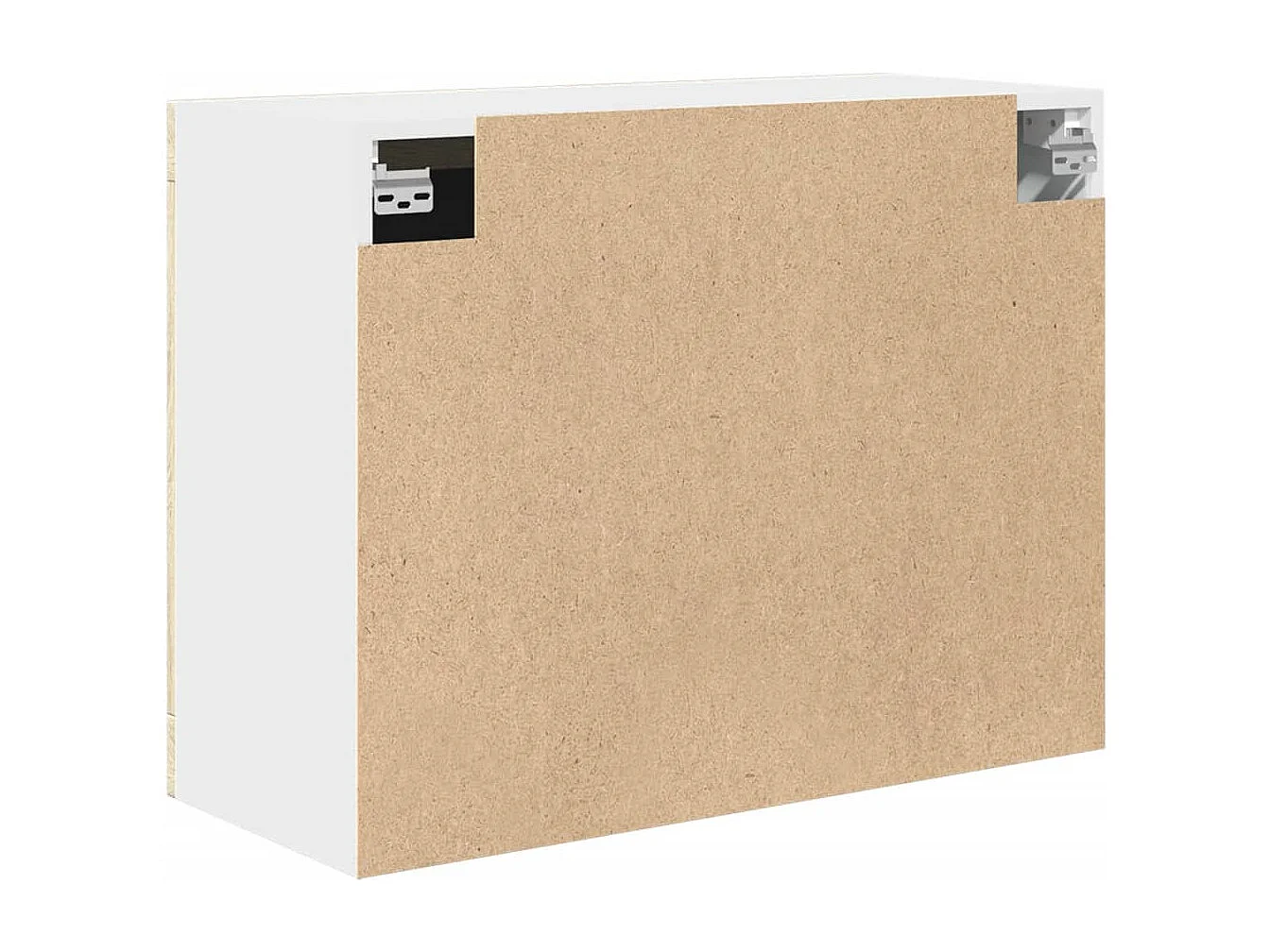 Armoire en verre suspendue Chêne sonoma 80x31x60 cm Aggloméré