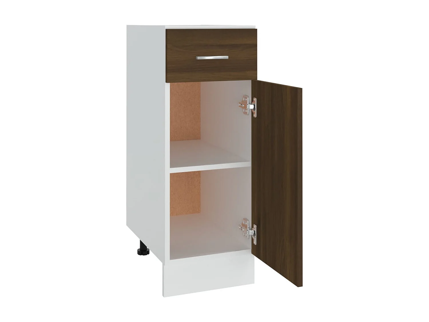 Armoire de plancher à tiroir Chêne marron 30x46x81,5 cm