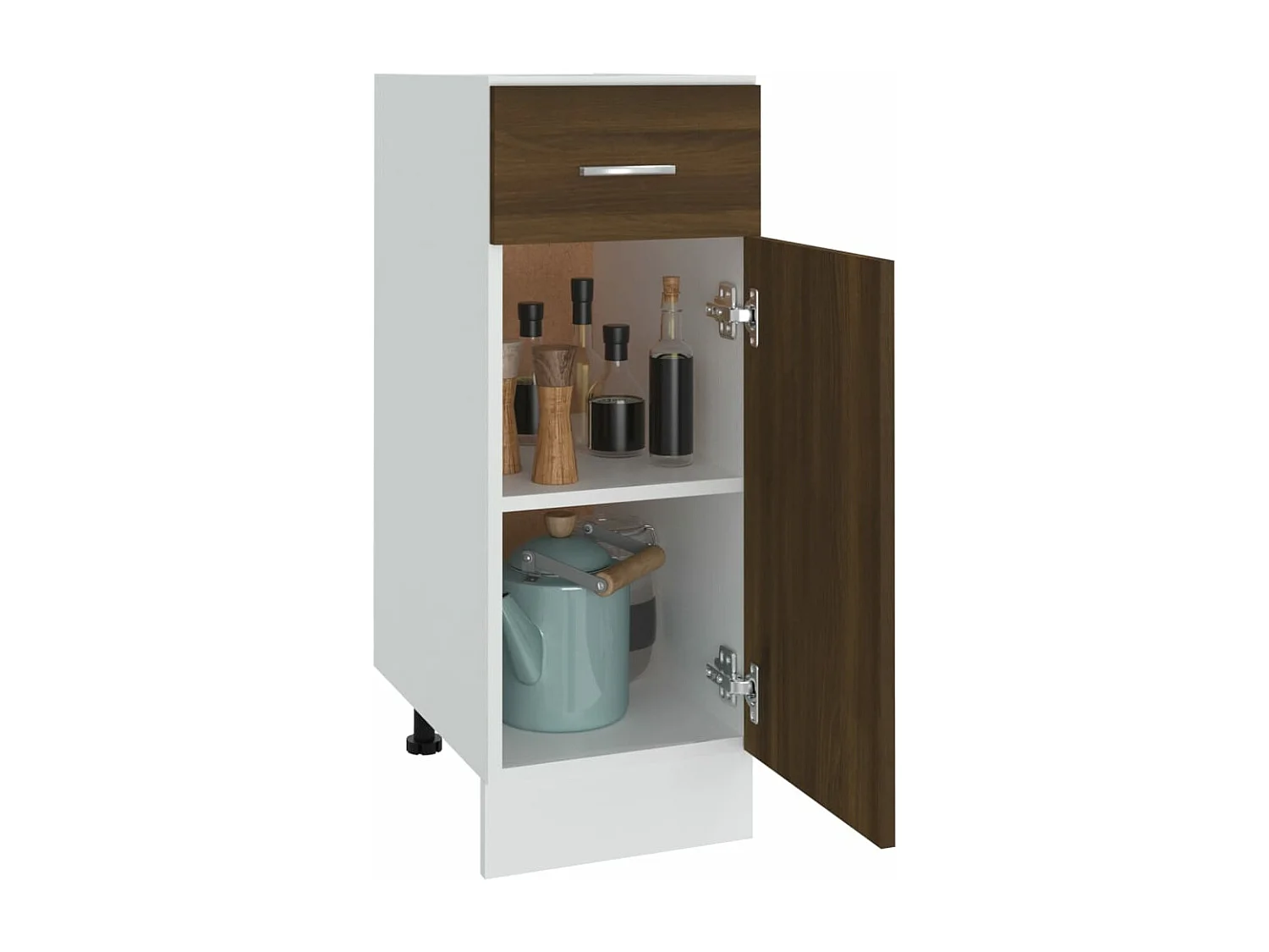 Armoire de plancher à tiroir Chêne marron 30x46x81,5 cm