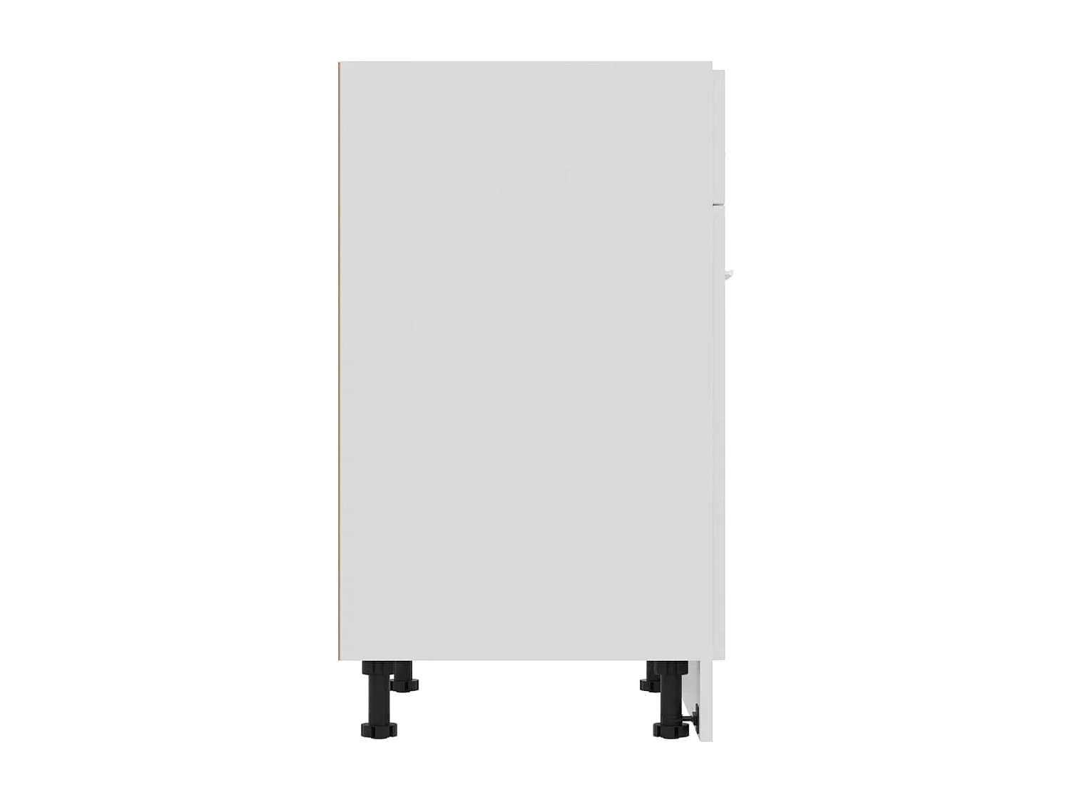 Armoire de plancher à tiroir Blanc 60x46x81,5cm Bois ingénierie