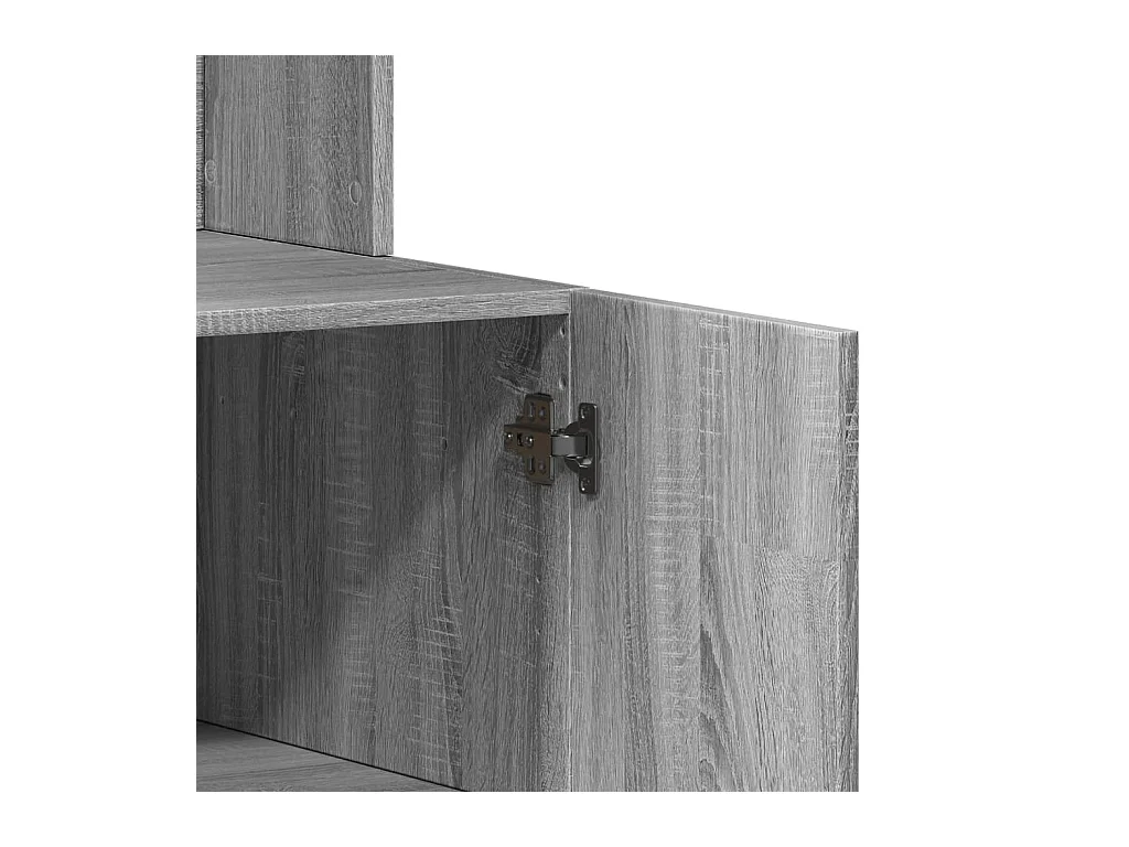 Mobile da cucina Sonoma grigio 95x50x180 cm in derivati del legno