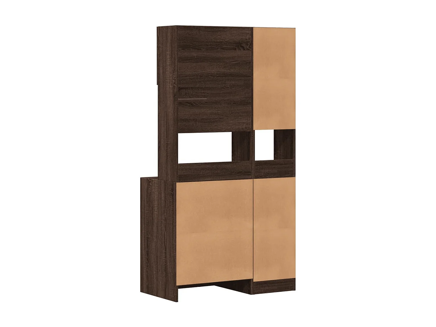 Armoire de cuisine chêne marron 95x50x180 cm bois d’ingénierie