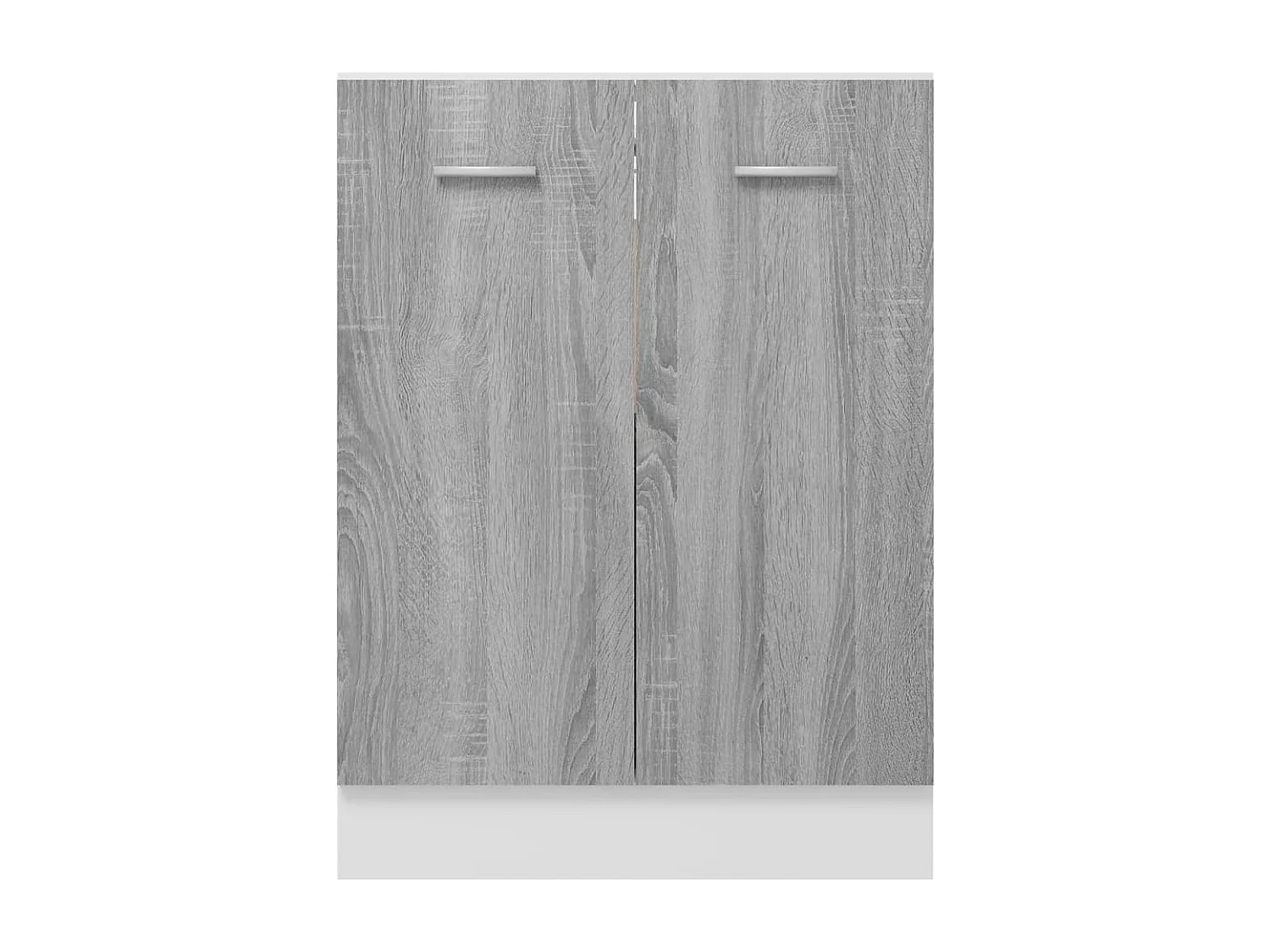 Armário de piso cinza Sonoma 60x46x81,5 cm Madeira trabalhada