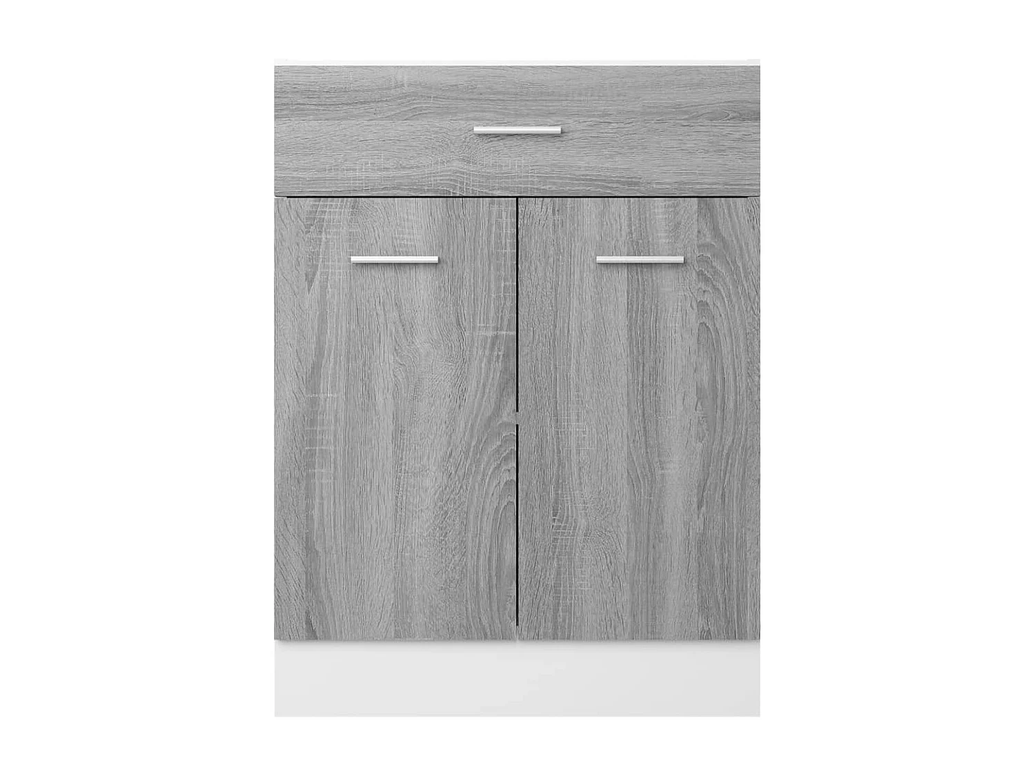 Armoire de plancher à tiroir Sonoma gris 60x46x81,5 cm