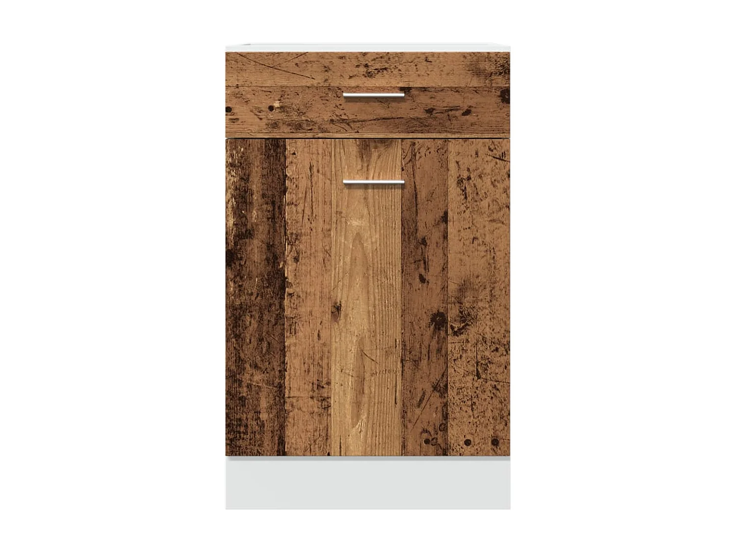Armoire de plancher à tiroir vieux bois 50x46x81,5 cm
