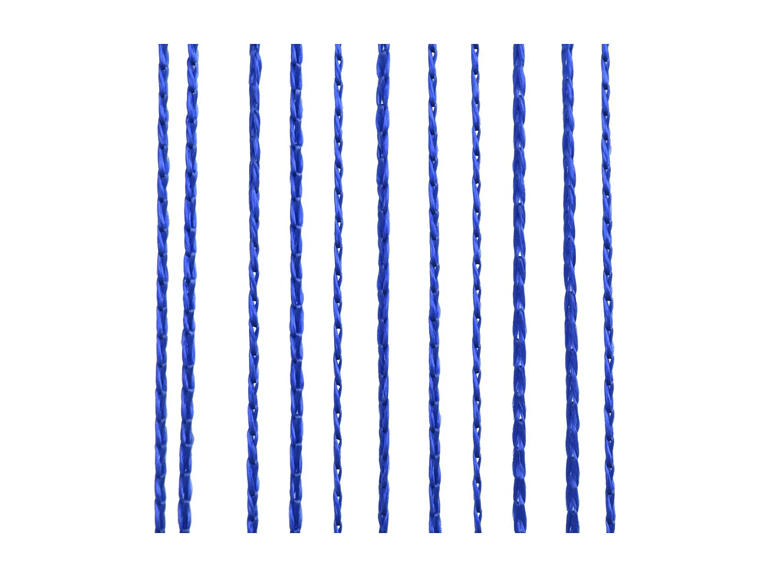 Garengordijn 2 stuks 100 x 250 cm Blauw