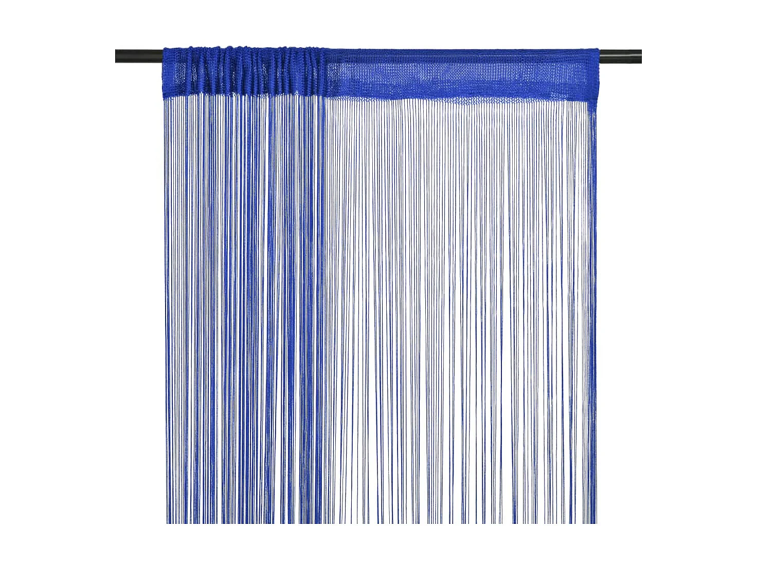 Rideau en fils 2 pcs 100 x 250 cm Bleu
