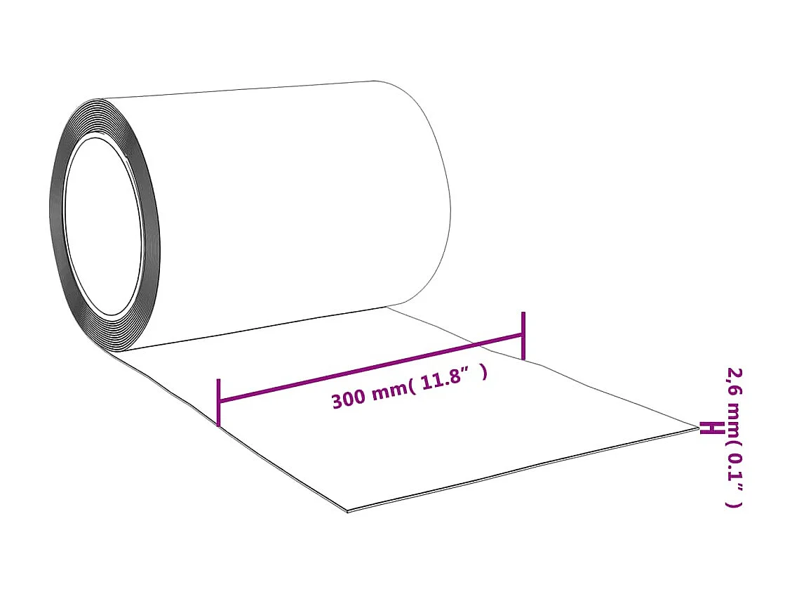 Rideau de porte bleu 300 mmx2,6 mm 10 m PVC