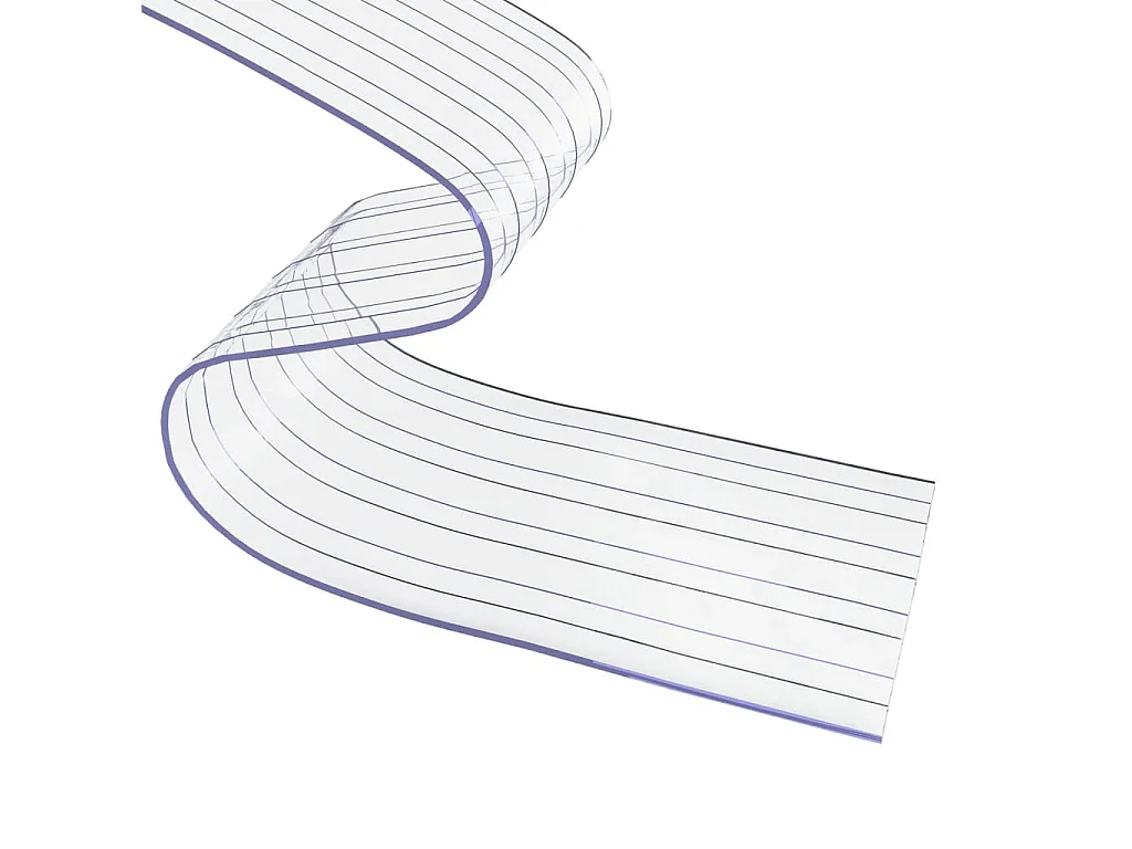 Cortina de porta transparente 300 mmx2,6 mm 25 m PVC