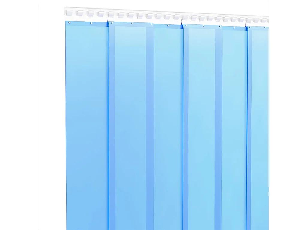 Tenda per porta blu 300 mmx2,6 mm 25 m PVC