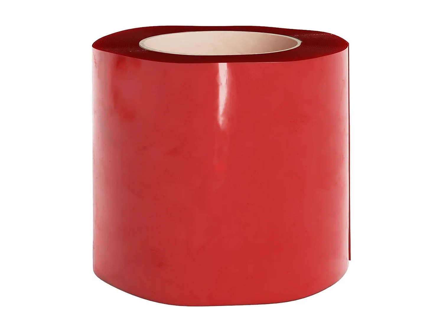 Cortina de porta vermelha 200 mmx1,6 mm 25 m PVC