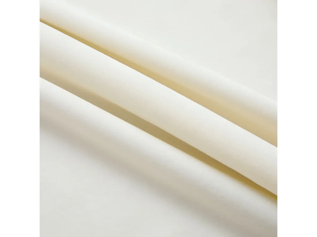 Tenda oscurante con ganci Velluto Crema 290x245 cm
