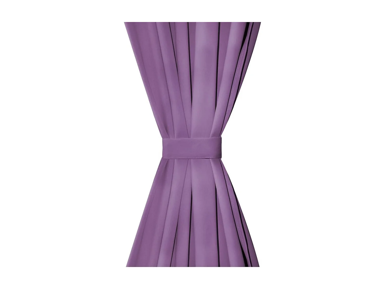 Rideau occultant avec boucles 2 pcs 140 x 225 cm Lilas