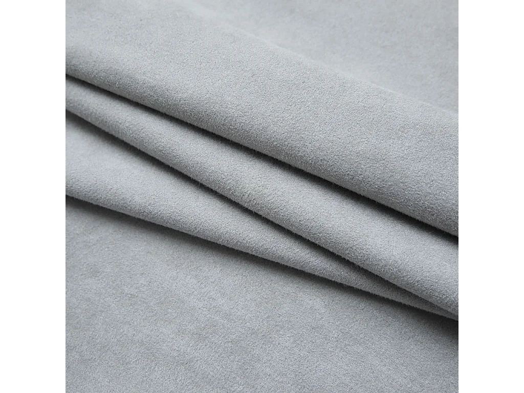 Cortinas blackout com ganchos 2 peças cinza 140x245 cm