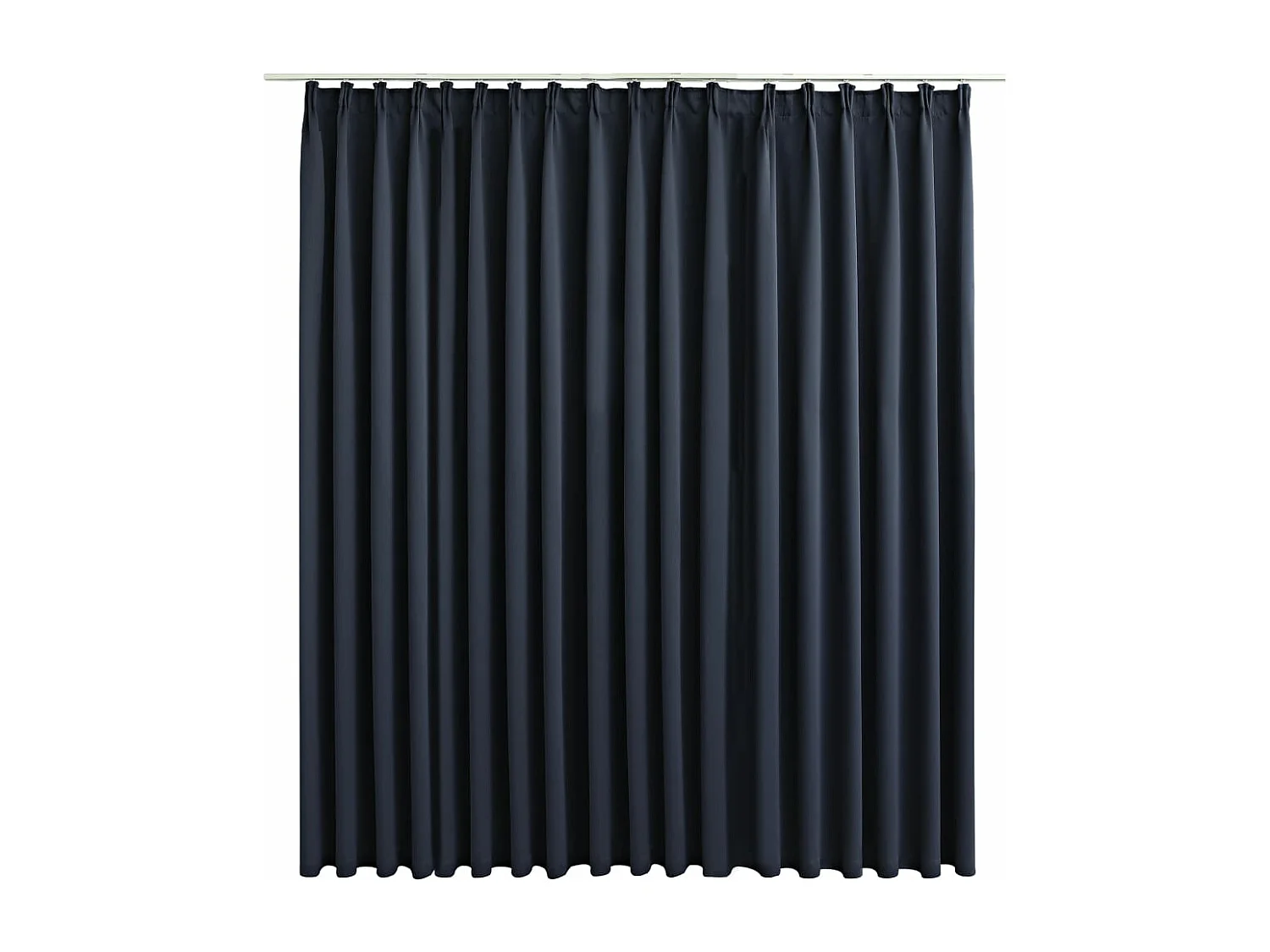 Tenda oscurante con ganci Antracite 290x245 cm