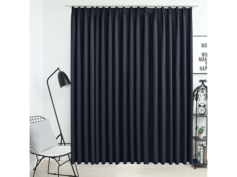 Tenda oscurante con ganci Antracite 290x245 cm