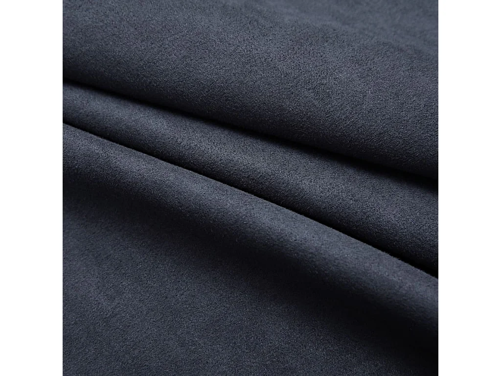 Tende oscuranti con anelli in metallo 2pz Antracite 140x245cm