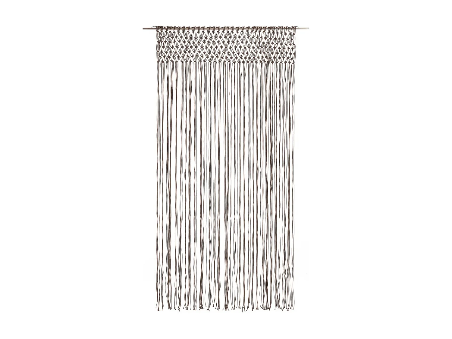 Tenda macramè tortora 140x240 cm Cotone