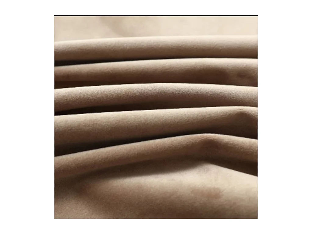 Tende oscuranti con anelli 2 pz Velluto Beige 140x245 cm