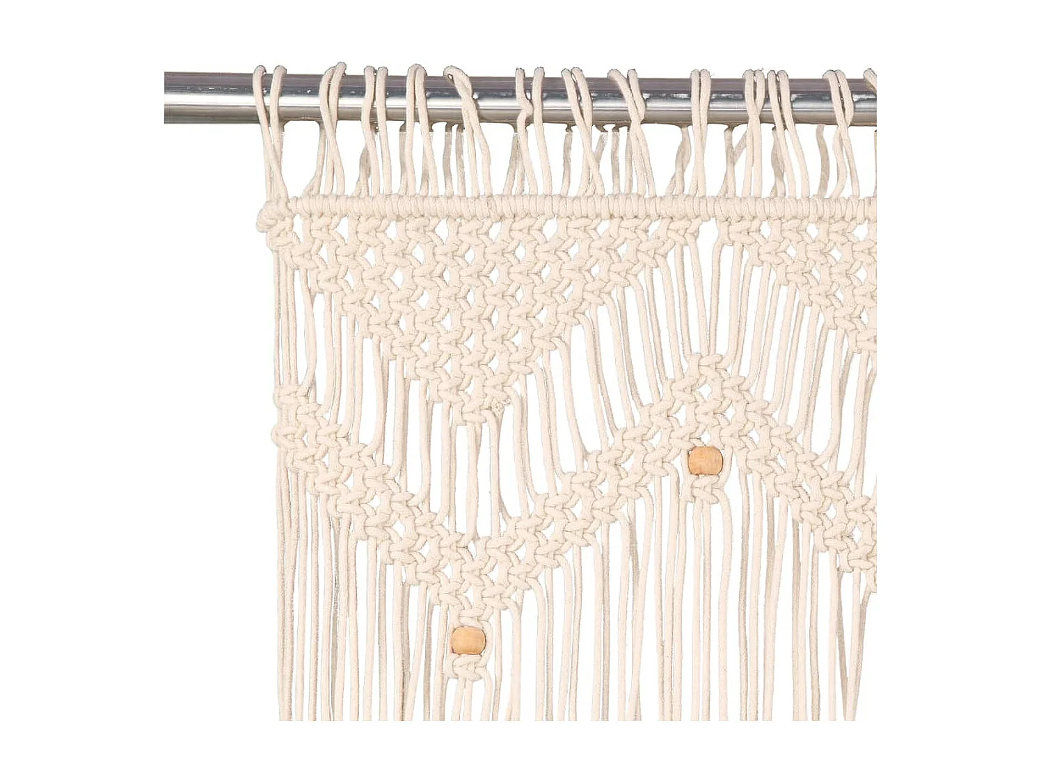 Cortina macramé 140x240 cm Algodón