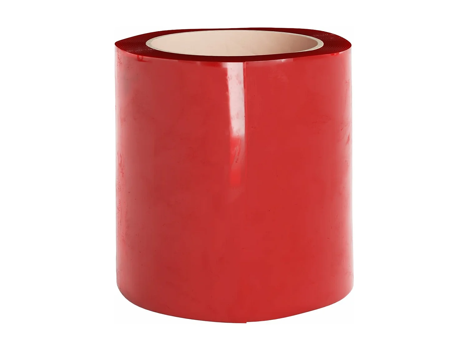 Cortina de porta vermelha 200 mmx1,6 mm 10 m PVC