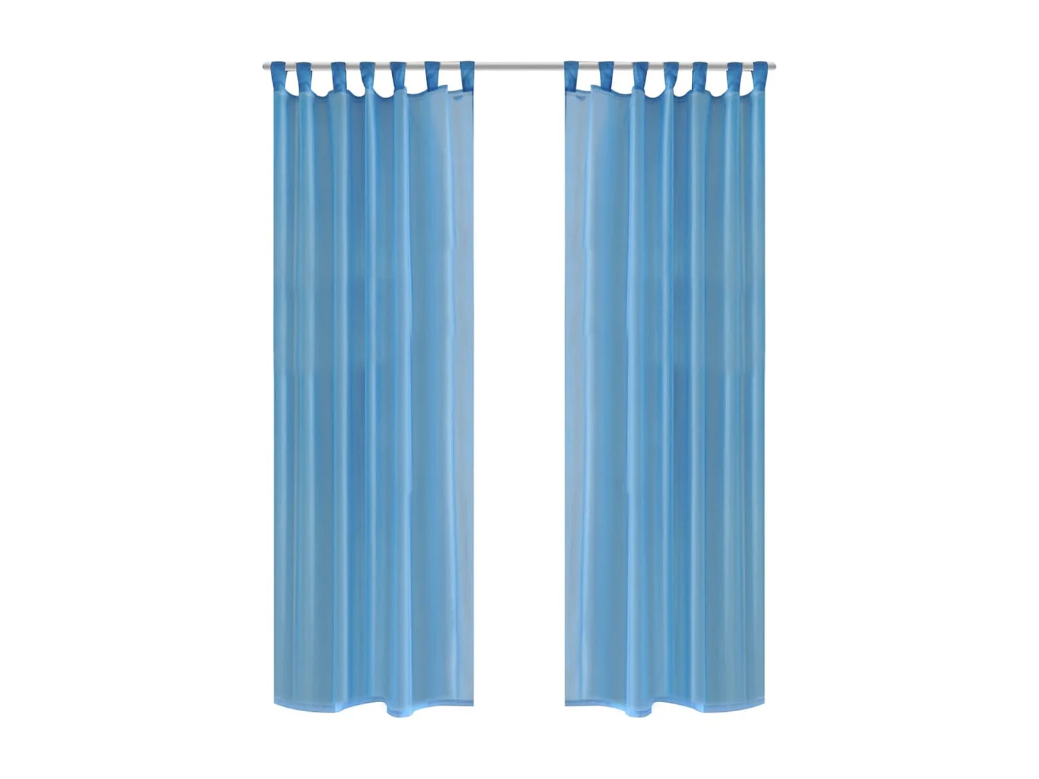 Rideau fin Turquoise 140x245 cm 2 pcs