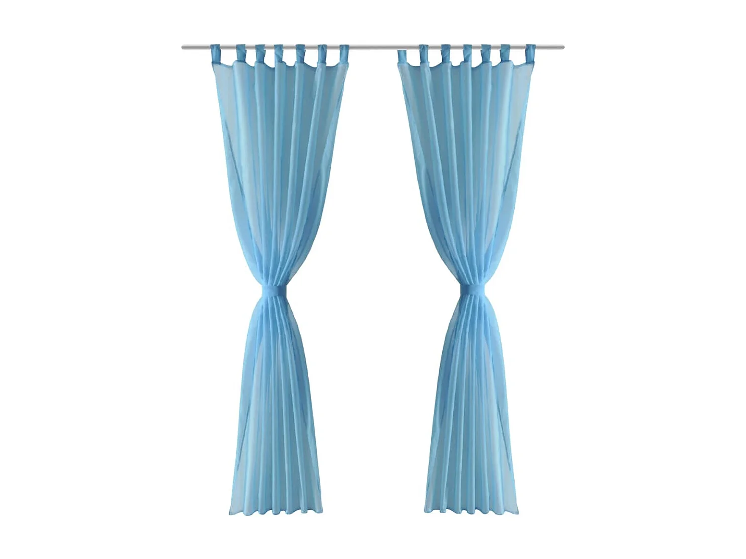 Rideau fin Turquoise 140x245 cm 2 pcs