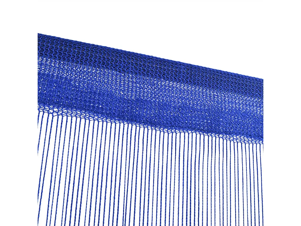 Garnvorhang 2 Stück 140 x 250 cm Blau