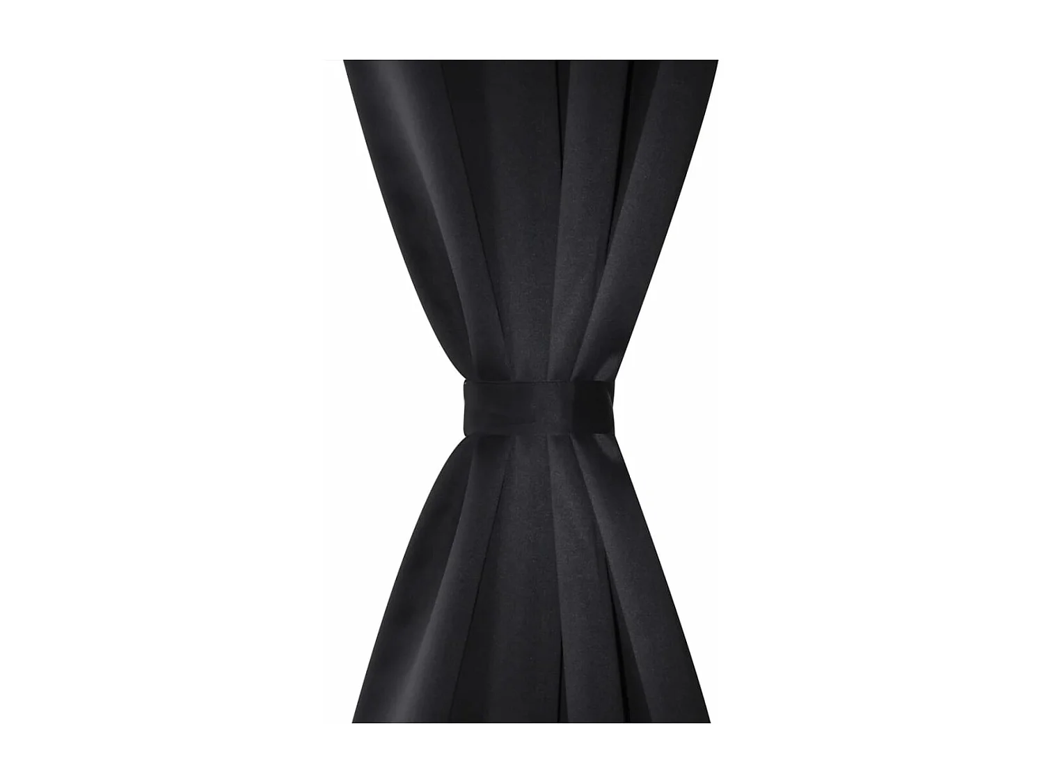 Rideau occultant avec œillets métalliques 270 x 245 cm Noir