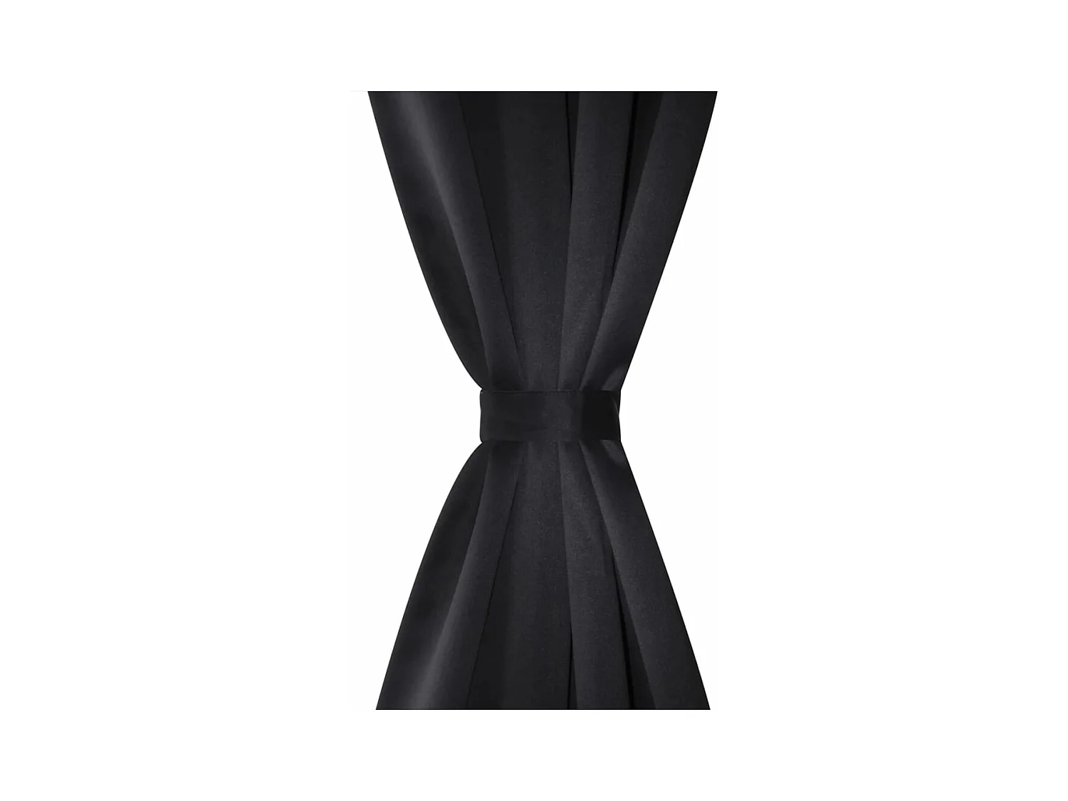 Rideau occultant avec œillets métalliques 270 x 245 cm Noir
