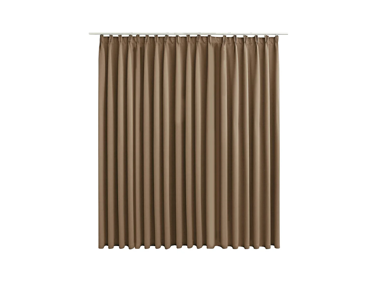 Tenda oscurante con ganci Tortora 290x245 cm