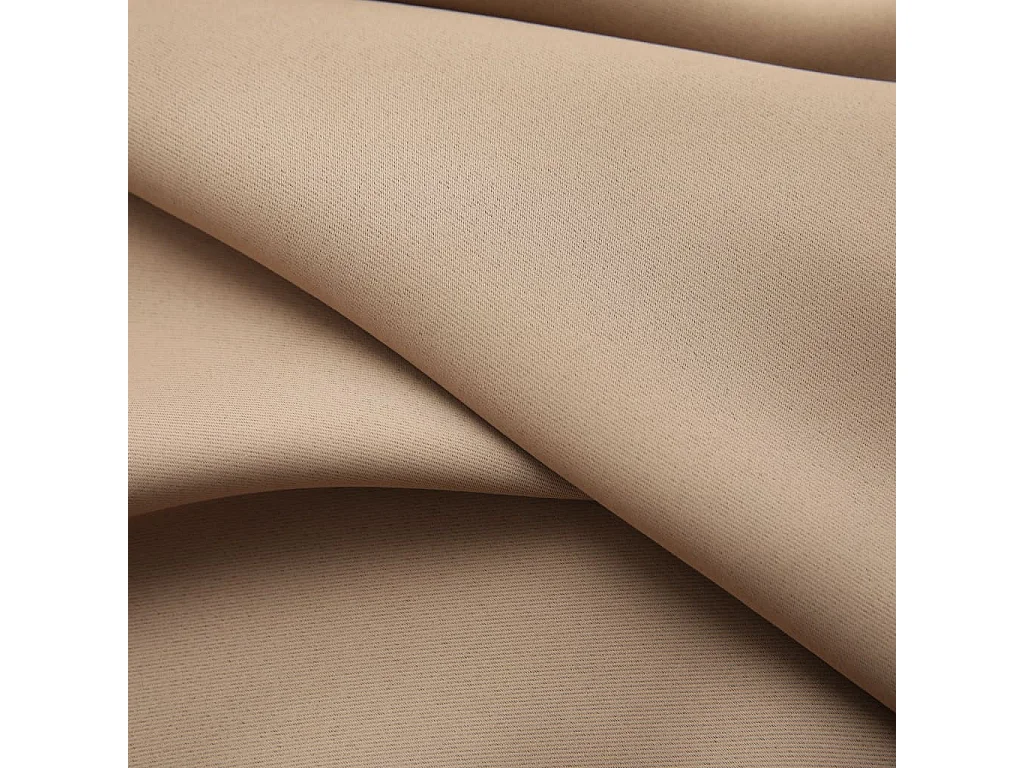 Verdunkelungsvorhang mit Haken Taupe 290x245 cm