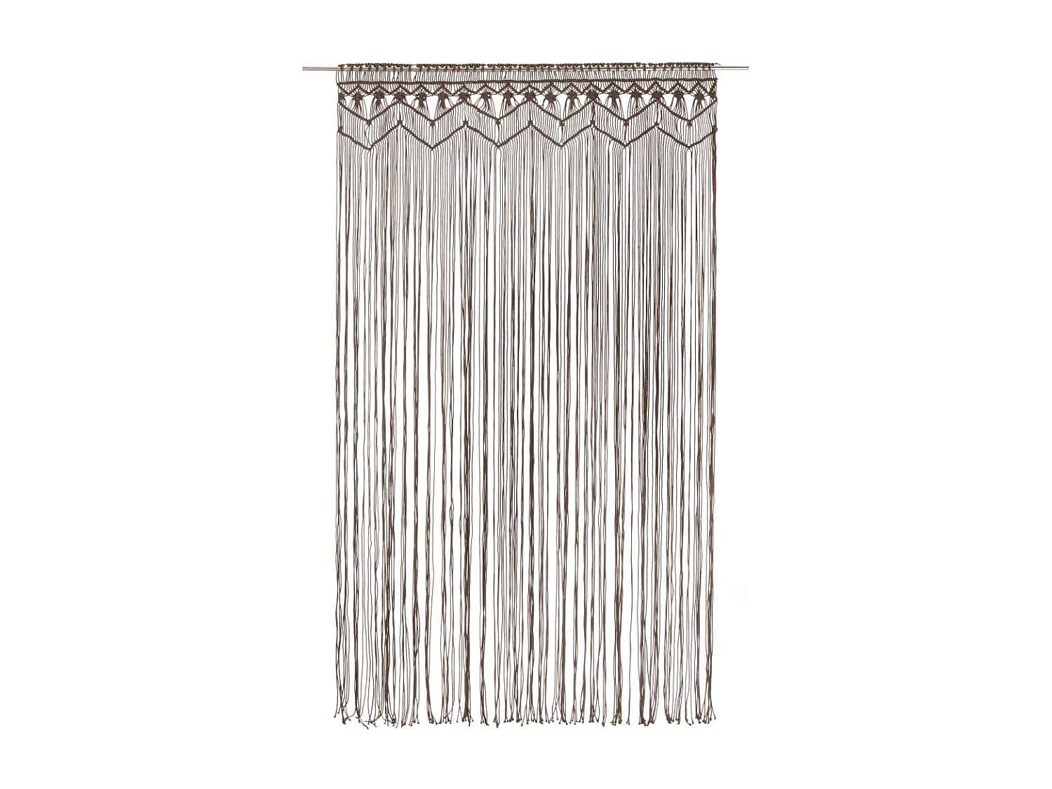 Cortina macramé topo 140x240 cm Algodón