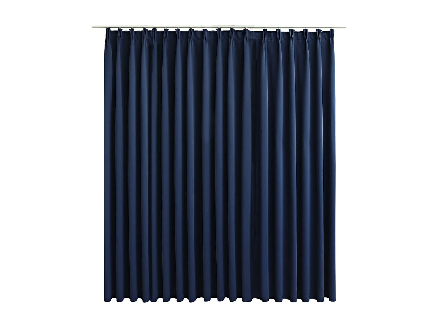 Cortina blackout com ganchos Azul 290x245 cm