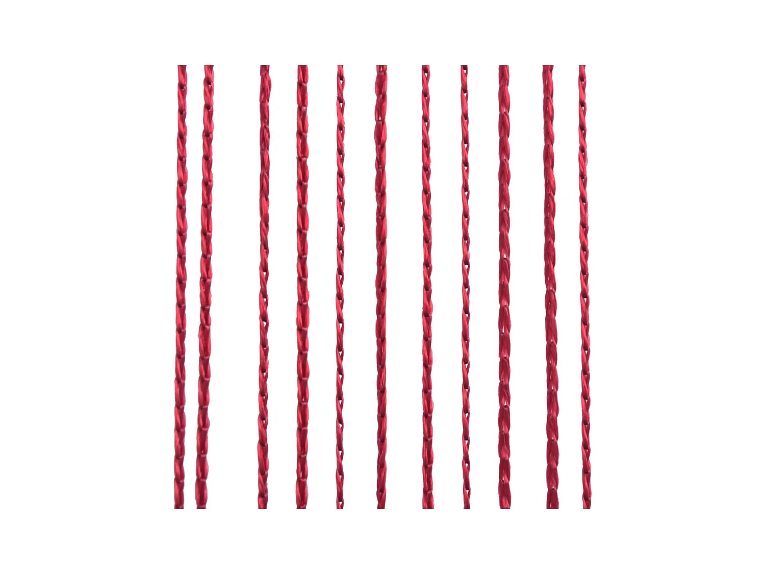 Tenda in filato 2 pz 140 x 250 cm Bordeaux