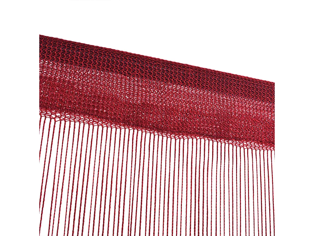 Tenda in filato 2 pz 140 x 250 cm Bordeaux