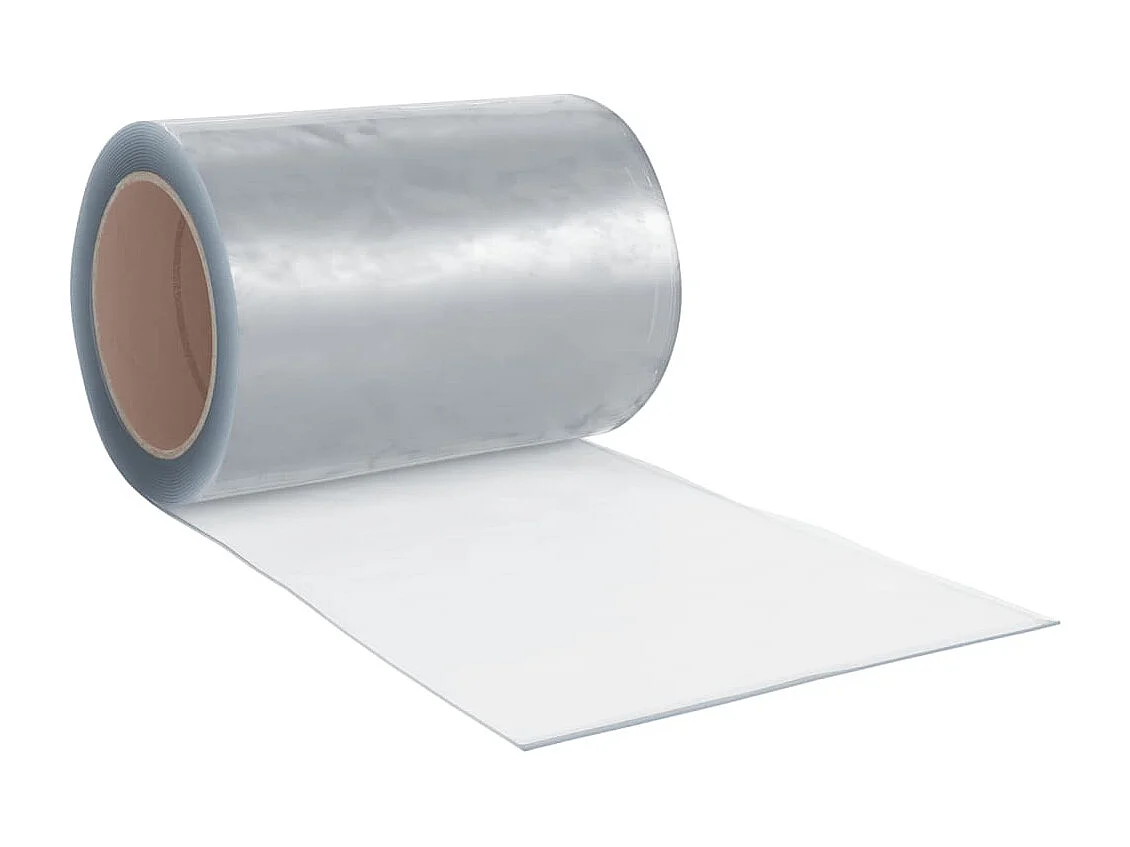 Cortina de porta transparente 300 mmx2,6 mm 10 m PVC