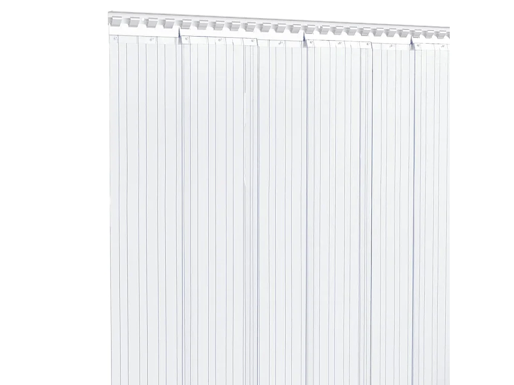 Rideau de porte transparent 200 mmx1,6 mm 25 m PVC