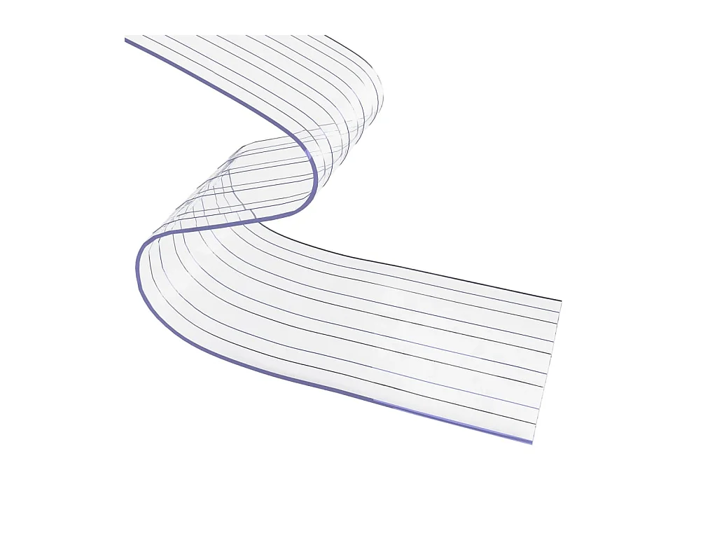 Rideau de porte transparent 200 mmx1,6 mm 25 m PVC