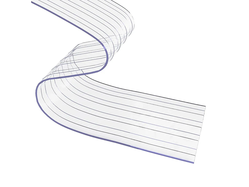 Cortina de puerta transparente 200 mmx1,6 mm 25 m PVC