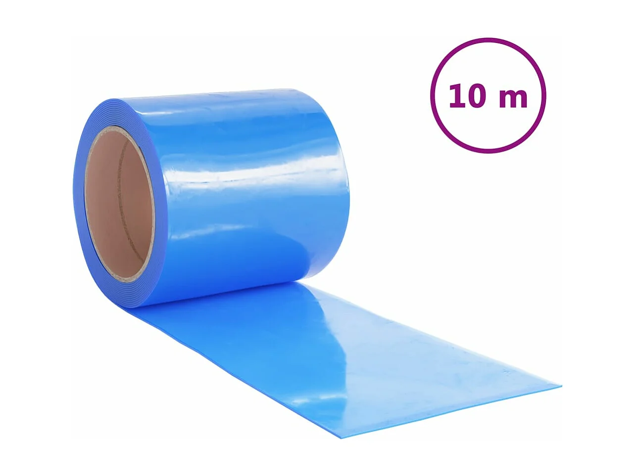Tenda per porta blu 200 mmx1,6 mm 10 m PVC