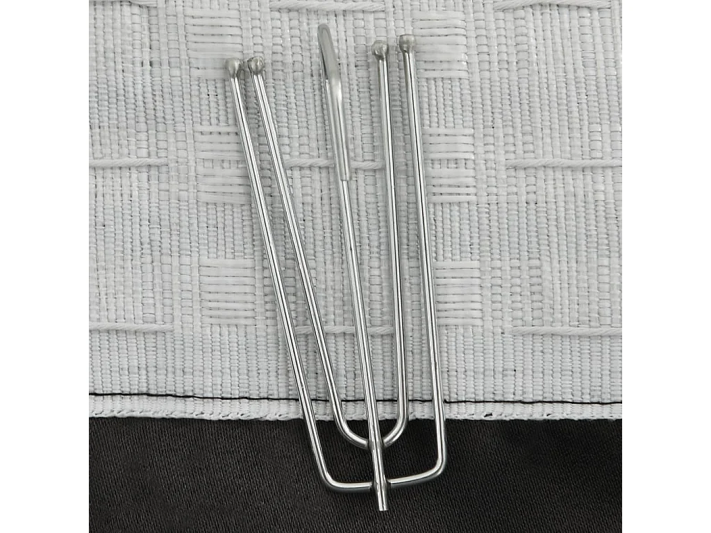 Cortinas blackout look linho gancho 2pcs Antracite 140x245cm