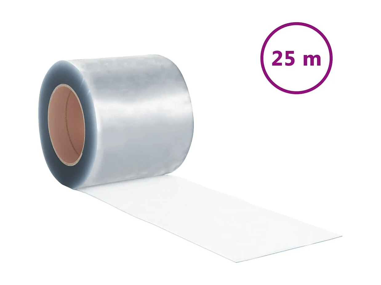 Rolo de cortina de tira de PVC 2mm x 200mm 25m
