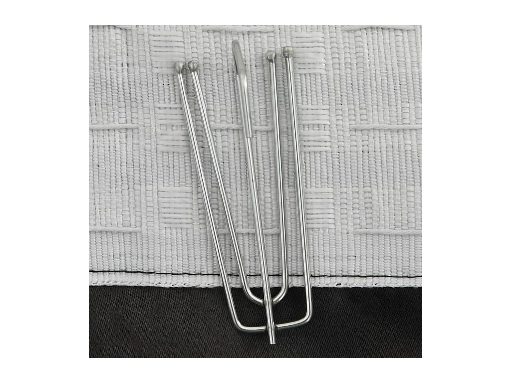 Haken für Verdunkelungsvorhänge in Leinenoptik, 2 Stück, Anthrazit, 140 x 175 cm