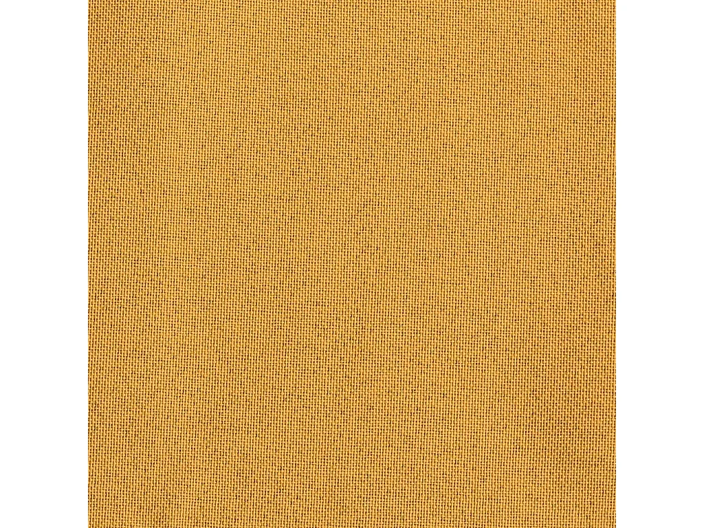 Rideaux occultants Aspect lin à œillets 2 pcs Jaune 140x225 cm