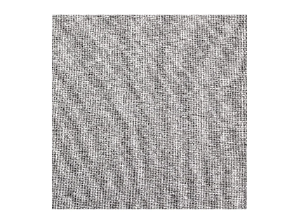 Cortina opaca aspecto lino con ganchos Gris 290x245 cm