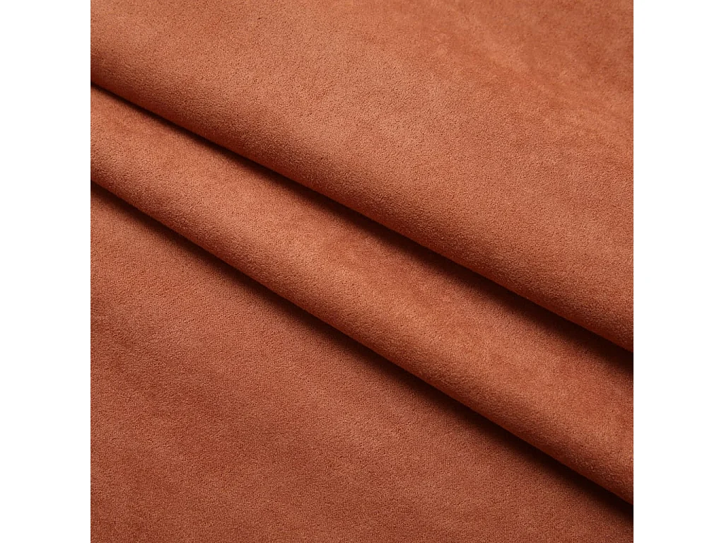 Rideaux occultants avec crochets 2 pcs Rouille 140x225 cm