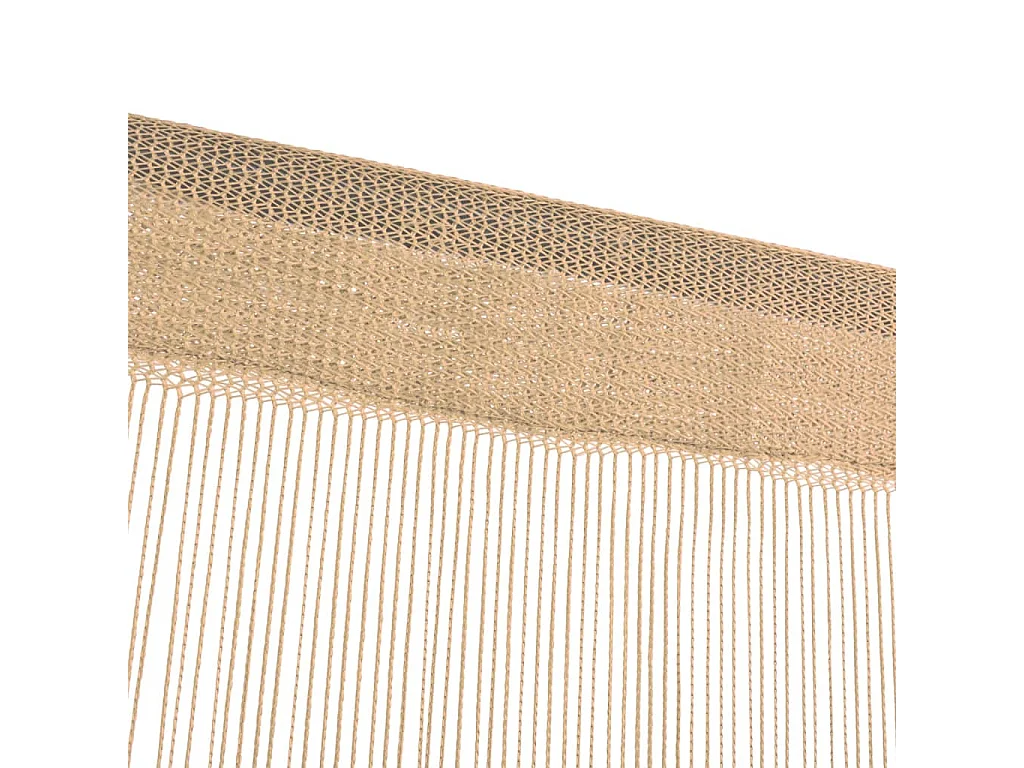 Tenda in filato 2 pz 140 x 250 cm Beige